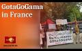 Video: Protests in France against the Sri Lankan government
