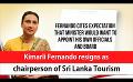             Video: Kimarli Fernando resigns as chairperson of Sri Lanka Tourism (English)
      
