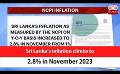             Video: Sri Lanka’s inflation climbs to 2.8% in November 2023 (English)
      