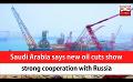             Video: Saudi Arabia says new oil cuts show strong cooperation with Russia (English)
      