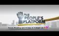             Video: Watch The People's Platform on TV1. Dialog TV 10, PEO TV 12. Mondays and Fridays at 7:30pm
      