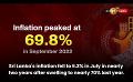             Video: Sri Lanka´s inflation fell to 6.3% in July, nearly two years after swelling to nearly 70%...
      