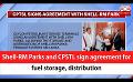       Video: Shell-RM Parks and CPSTL sign agreement for <em><strong>fuel</strong></em> storage, distribution (English)
  