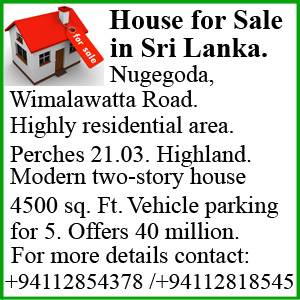 House for sale in Sri Lanka