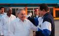             Chavez shows strength after Cuba cancer treatment
      