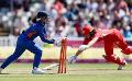             India beat England by four runs in Twenty20 semi-final
      