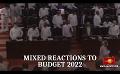             Video: Mixed reactions to Budget Amendment
      