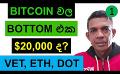             Video: DID BITCOIN FIND A BOTTOM AT 20,000??? | VECHAIN, ETHEREUM, AND POLKADOT - PART 01
      