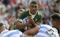             Springboks go top of Rugby Championship
      