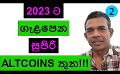             Video: THE TOP THREE ALTCOINS TO BUY IN 2023!!! | BITCOIN
      