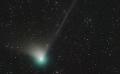             Newly discovered green comet comes close to Earth
      