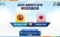             LIVE – Sri Lanka vs Japan | Match 4 – ACC Men’s U19 Asia Cup 2023
      