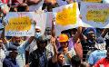             Sri Lanka flags return to growth, protesters demand tax cuts
      