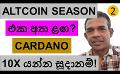             Video: ALTCOIN SEASON IS AROUND THE CORNER? | CARDANO READY FOR A 10X GAIN?
      