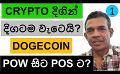             Video: CRYPTO SHOWS NO SIGN OF COMING BACK UP SOONER!!! | DOGECOIN FROM POW TO POS?
      