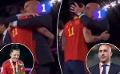            Spanish FA president apologises for kissing Jenni Hermoso
      